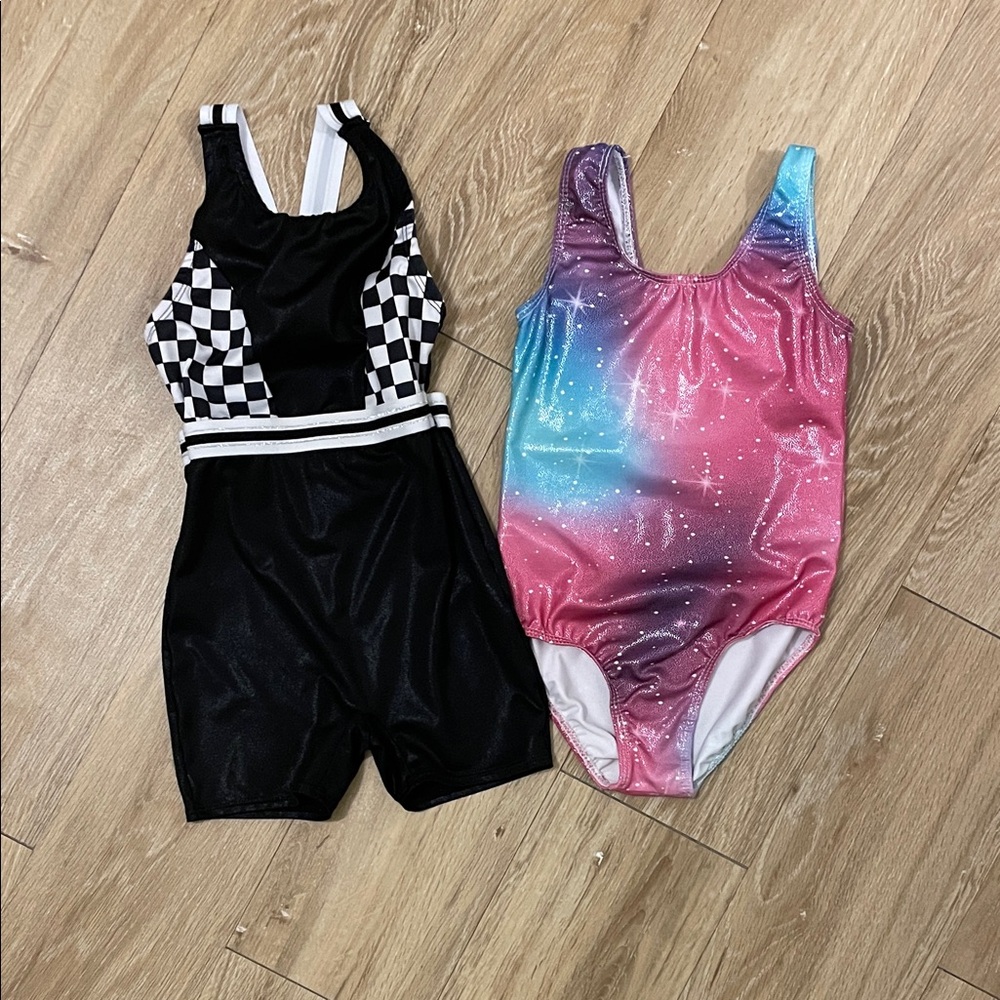 Toddler Girls 4/5 Gymnastics Leotard Bundle
